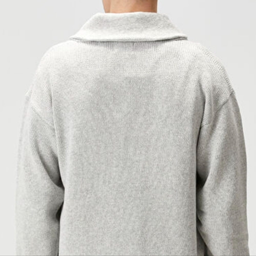 LIMITED EDITION Champion Shawl Sweater With Embroidery - Picture 3 of 14